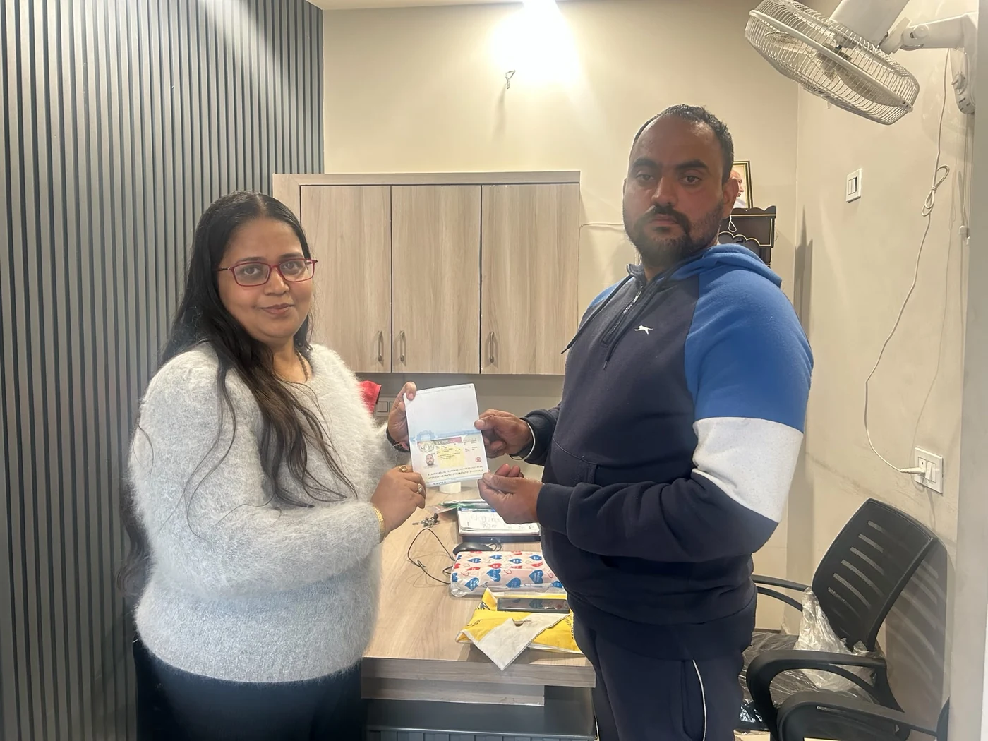 BB Immigration Hub client visa handover